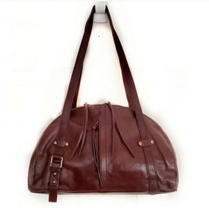 🎉Hobo Brown Leather Fringe Shoulder Bag Purse🎉